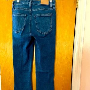 Paige Colette crop flare jeans.